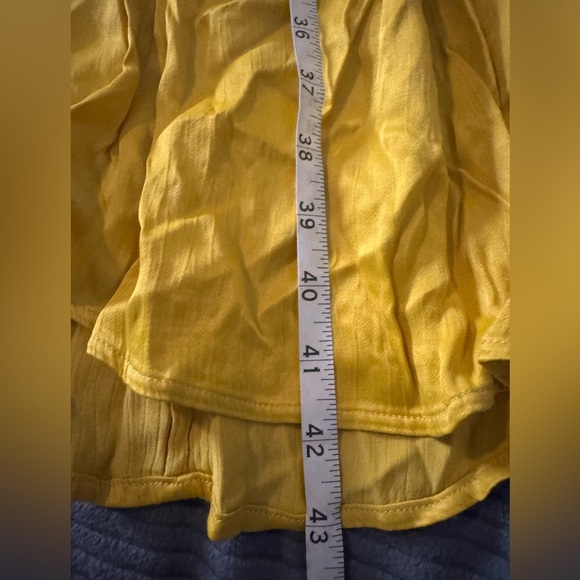 Maeve by Anthropologie Golden Yellow Women Dress La Habana Dress Mango Sz M - Picture 11 of 13